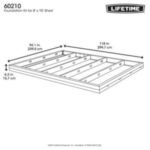 Metal Foundation Kit for 8' x 10' Sheds - Image 14
