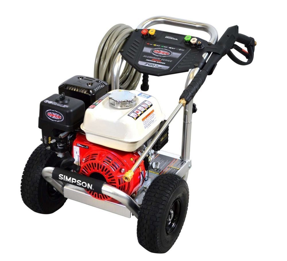 c04c62a5-695c-476d-8129-b893f8ef57e6.jpg Simpson ALH3425 Aluminum 3600 PSI 2.5 GPM Honda GX200 Gas Pressure Washer 60689 - Image 1
