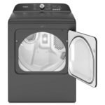 7.0 Cu. Ft. Whirlpool Gas Dryer with Moisture Sensor – Volcano Black - Image 2