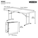 Lifetime 6-Foot Fold-In-Half Table (Commercial) - Image 28