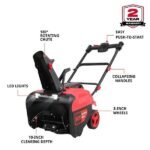 PowerSmart 80V 21″ Cordless Snow Blower with 2 Batteries and Charger - Image 2