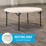 Lifetime 60-Inch Round Stacking Table (4) and Chair (32) Combo - Commercial - Image 6