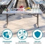 Lifetime 6-Foot Fold-In-Half Table (Commercial) - Image 6