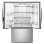 Whirlpool – 36 in. Wide 30 cu. ft. French Door Refrigerator with In-Door Water and Ice Maker – Fingerprint-Resistant Stainless Finish - Image 2