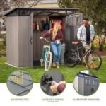 Lifetime 8 ft. X 5 ft. Modern Shed - Image 3