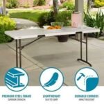 Lifetime 6-Foot Fold-In-Half Table (Commercial) - Image 5