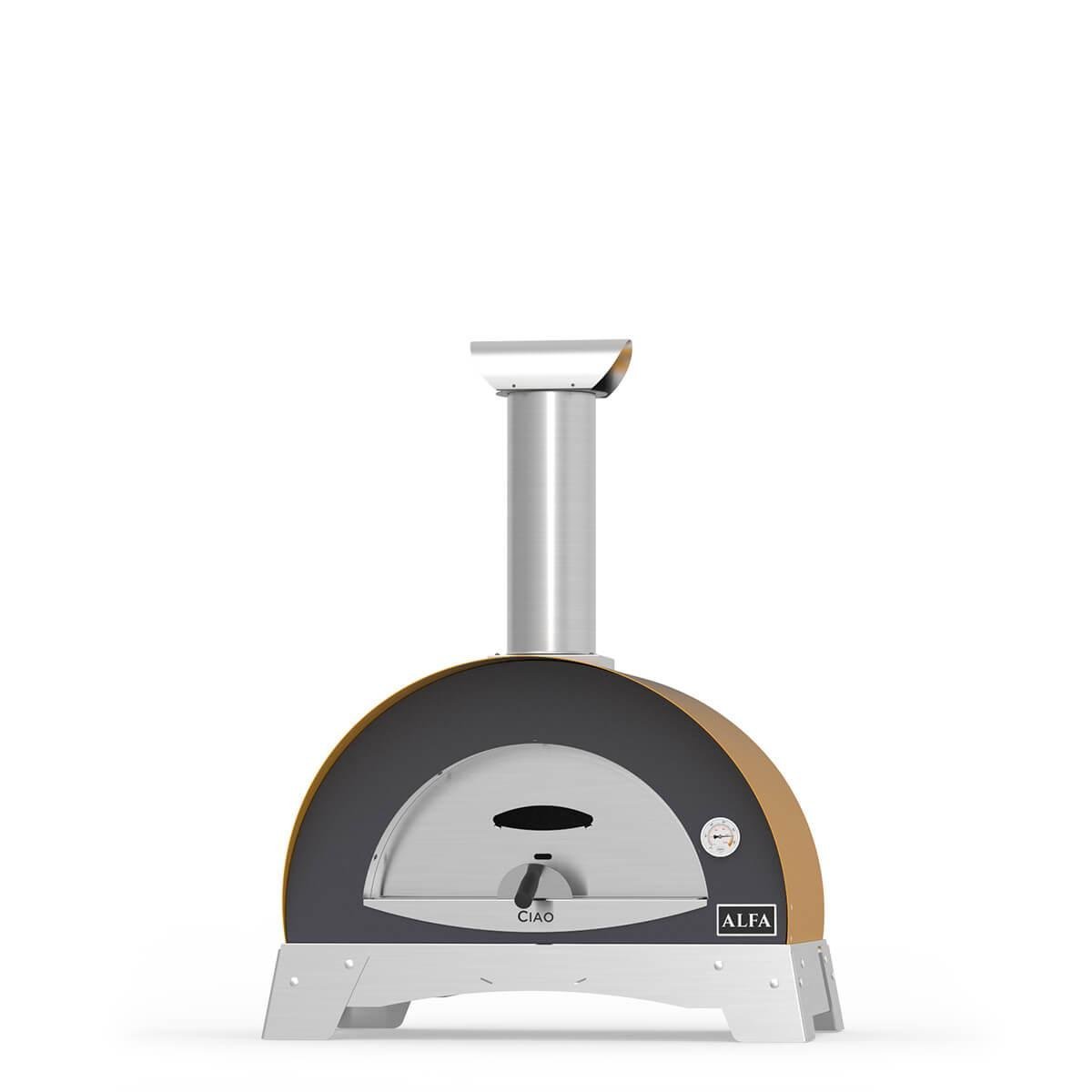 ciao-yellow-wood-alfa-forni-domestic-ovens_d287a2c3-6233-48be-a110-b5f7aecb5f92.jpg Alfa Ciao Pizza Oven - Image 1