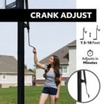 Lifetime Adjustable Bolt Down Basketball Hoop (60-Inch Tempered Glass) - Image 5