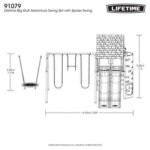 Lifetime Big Stuff ® Two-Slide Swing Set - Image 12