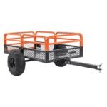 1500 lbs Steel Dump Trailer, 15 Cu. Ft Capacity, Removable Sides, Tow Behind for Mowers/Tractors/ATV, DOBA-DT1500 - Image 11
