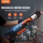 Pro Press Tool Pipe Crimping Kit, Cordless Battery Press Tool with 6 Interchangeable Jaws, DOBA-PPT6 - Image 3