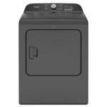 7.0 Cu. Ft. Whirlpool Gas Dryer with Moisture Sensor – Volcano Black