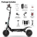 M YUME SCOOTER Y11+ Dual Motors 6000W 50 Miles Long Range and 50 mph Fastest Electric Scooter for Adults - Image 3