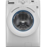 GE – 4.6 Cu. Ft. High-Efficiency Stackable Smart Front Load Washer with Microban Antimicrobial Technology – White