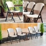 Lifetime 60-Inch Round Stacking Table (4) and Chair (32) Combo - Commercial - Image 12