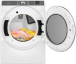 Whirlpool – 7.4 Cu. Ft. Stackable Smart Electric Dryer with Steam and Wrinkle Shield Option – White - Image 7