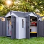 Lifetime 10 Ft. X 8 Ft. Dual Entry Outdoor Storage Shed - Image 16