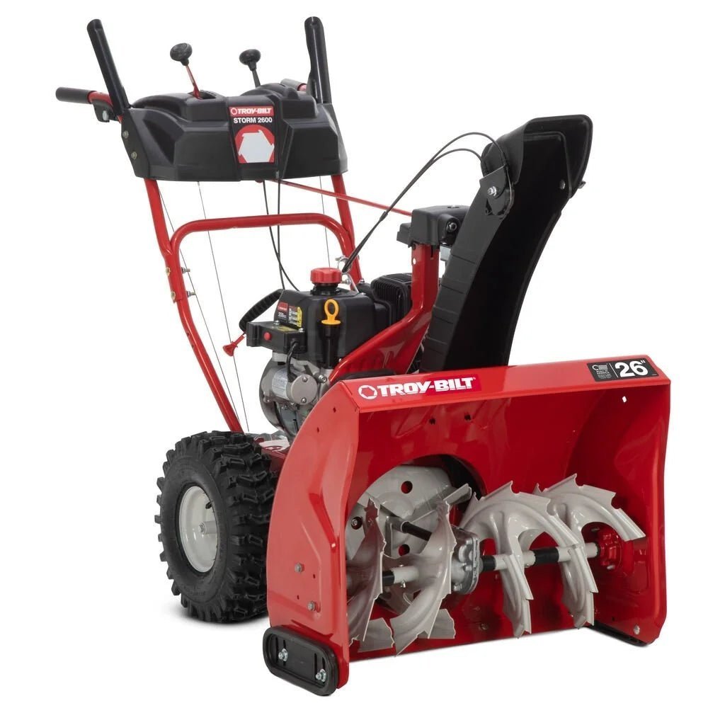 f16a29ec-5ae7-4437-8b90-eb793db50022.jpg Troy-Bilt Storm 2600 26 in. 208 cc Two-Stage Gas Snow Blower with Electric Start - Image 1