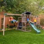 KidKraft Gladiator Quest Swing Set Gray