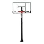Lifetime Adjustable Bolt Down Basketball Hoop (60-Inch Tempered Glass)