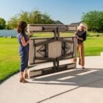 Lifetime 6-Foot W-Frame Folding Picnic Table - Image 8
