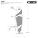 Lifetime Vista 110 Inflatable Stand-Up Paddleboard (Paddle Included) - Image 41