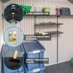 Lifetime 8 Ft. x 15 Ft. Outdoor Storage Shed - Image 5