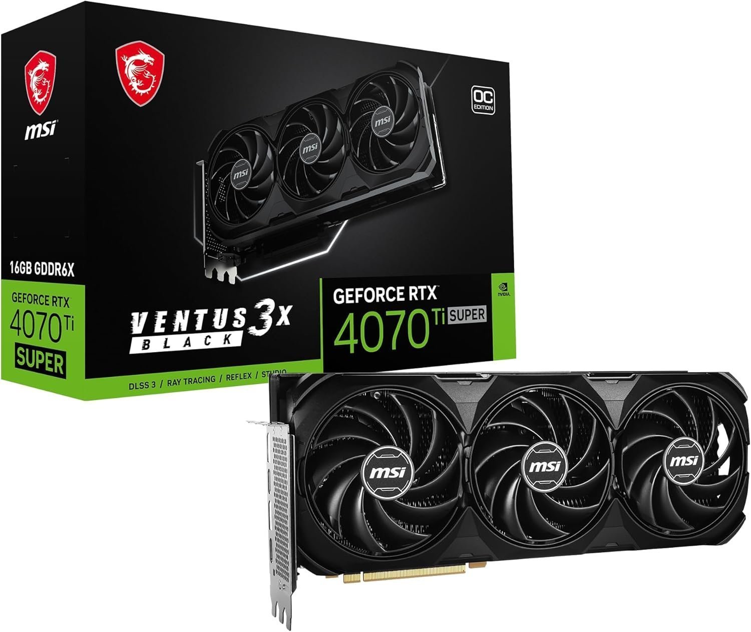 gf.jpg MSI GeForce RTX 4070 Ti SUPER VENTUS 3X 16GB GDDR6X Graphics Card - Image 1
