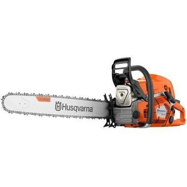 husqvarna-93-cc-gas-powered-rear-handle-chainsaw-with-36-inch-bar-970-49-34-96.jpg Husqvarna 93 cc Gas Powered Rear-Handle Chainsaw with 36 Inch Bar - Image 1