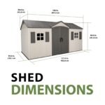 Lifetime Legacy 15 ft x 8 ft Outdoor Storage Shed – 60465 - Image 3