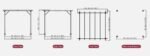SUNJOY 9x9 Matte Black Steel Frame Pergola with Adjustable Canopy Roof - White - Image 13
