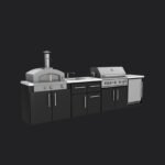 Emory 12' Outdoor Kitchen Island - Image 23