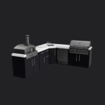 Emory Corner Outdoor Kitchen Island – Combo - Image 26