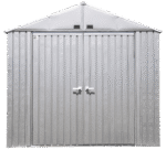 Arrow Elite 8 x 6 x 8 ft Galvalume Steel Storage Shed - Image 2