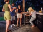 Emory Corner Outdoor Kitchen Island and Bar – Left - Image 20
